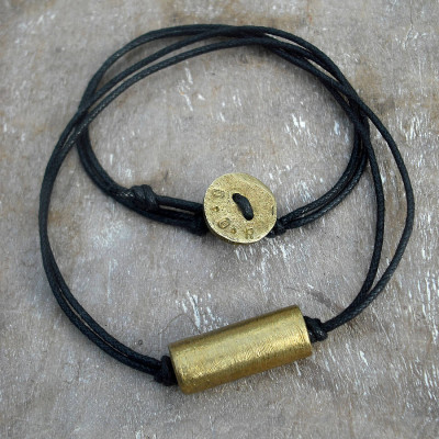 Personalised Recycled Brass Necklace - Handcrafted & Custom-Made