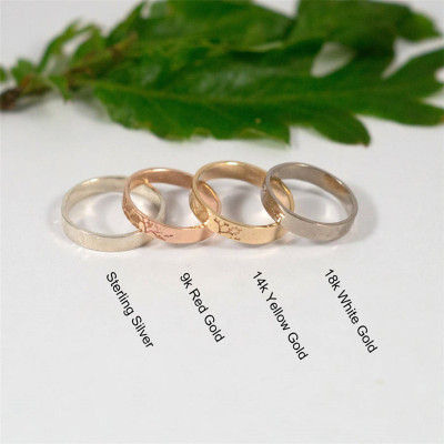 Wedding Bands In Sterling Silver - Handcrafted & Custom-Made